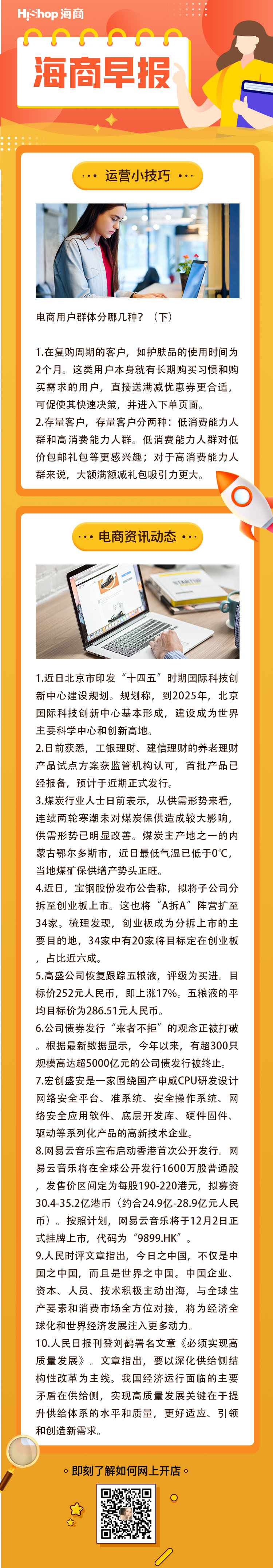 HiShop電商早報(bào)——2021年11月24日