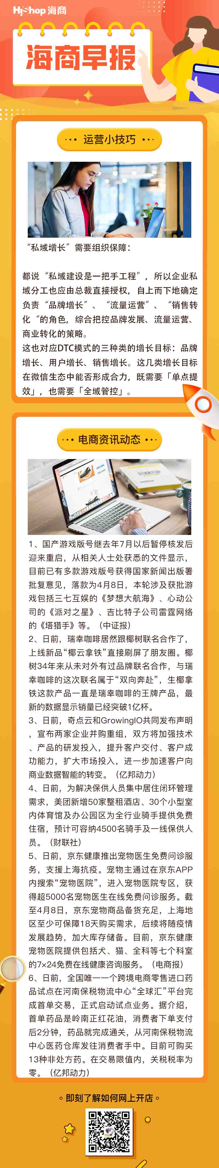 HiShop電商早報(bào)——2022年4月12日